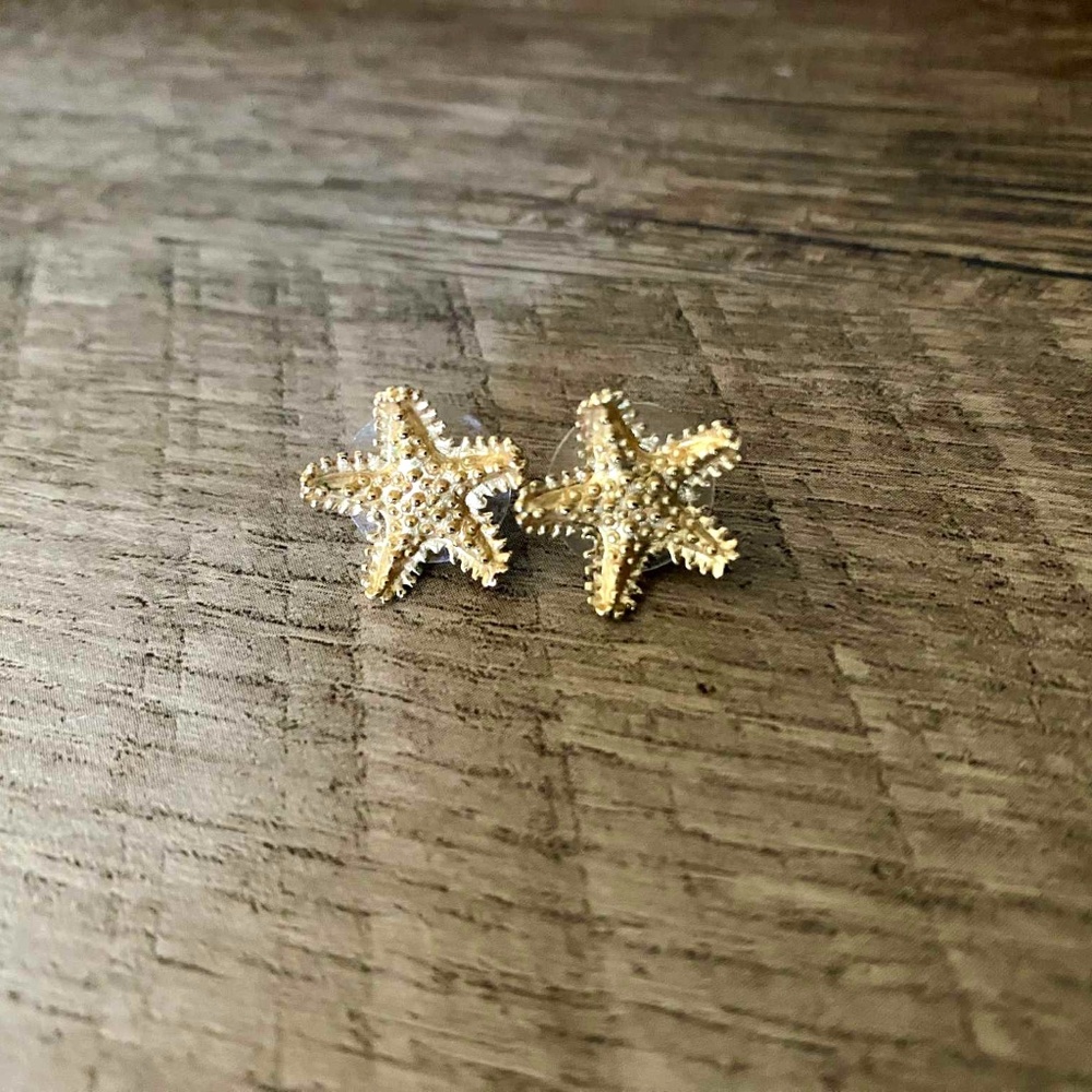 Kate Spade Gold Starfish Earrings
